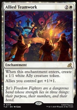 Allied Teamwork - Magic: The Gathering | Avatar: The Last Airbender: Eternal (Rare) [TLE-213] Imagen principal del producto