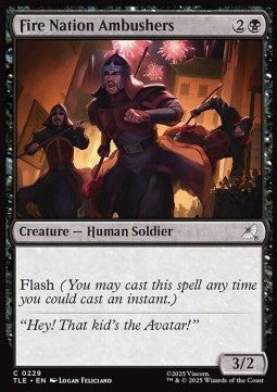 Fire Nation Ambushers - Magic: The Gathering | Avatar: The Last Airbender: Eternal (Common) [TLE-229] Hauptbild