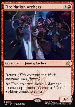 Fire Nation Archers - Magic: The Gathering | Avatar: The Last Airbender: Eternal (Rare) [TLE-237] Main image