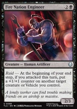 Fire Nation Engineer - Magic: The Gathering | Avatar: The Last Airbender (Uncommon) [TLA-99] Hoofdafbeelding