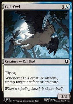 Cat-Owl - Magic: The Gathering | Avatar: The Last Airbender (Common) [TLA-212] Hoofdafbeelding
