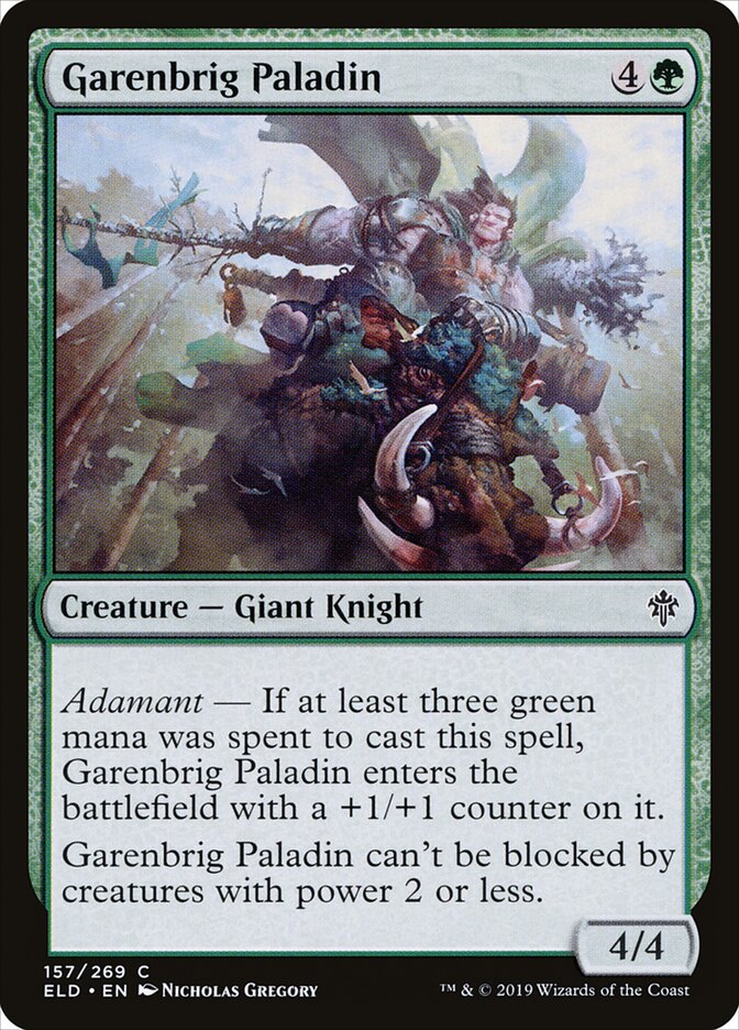 Garenbrig Paladin - Throne of Eldraine (Common) [ELD-157] Imagen principal del producto