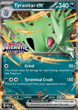 Tyranitar ex - Prismatic Evolutions: Additionals (Promo) [xPRE-064] Hover Image