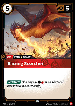 Blazing Scorcher - Origins (Common) [OGN-001] Hoofdafbeelding