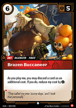 Brazen Buccaneer - Origins (Common) [OGN-002] Immagine principale del prodotto