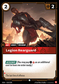 Legion Rearguard - Origins (Common) [OGN-010] Immagine principale del prodotto