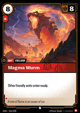 Magma Wurm - Origins (Common) [OGN-011] Hoofdafbeelding