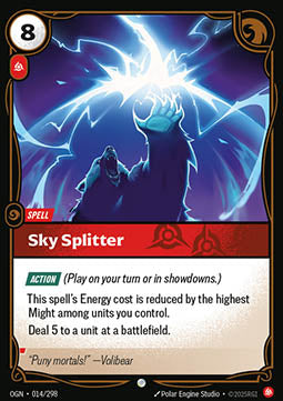 Sky Splitter - Origins (Common) [OGN-014] Imagen principal del producto