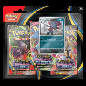 Phantasmal Flames: Weavile 3-Pack Blister - Phantasmal Flames Hover Image