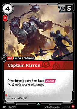 Captain Farron - Origins (Uncommon) [OGN-015] Image principale du produit