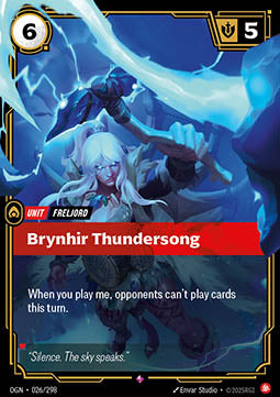Brynhir Thundersong - Origins (Rare) [OGN-026] Image principale du produit