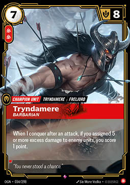Tryndamere, Barbarian - Origins (Rare) [OGN-034] Hauptbild