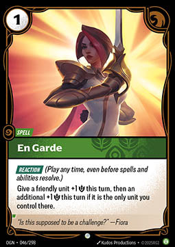 En Garde - Origins (Common) [OGN-046] Hoofdafbeelding