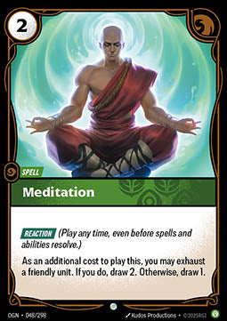 Meditation - Origins (Common) [OGN-048] Immagine principale del prodotto