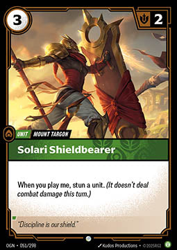 Solari Shieldbearer - Origins (Common) [OGN-051] Imagen principal del producto