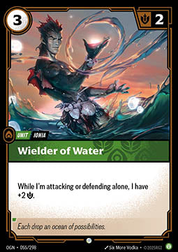 Wielder of Water - Origins (Common) [OGN-055] Immagine principale del prodotto
