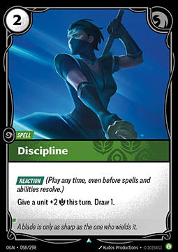 Discipline - Origins (Uncommon) [OGN-058] Imagen principal del producto