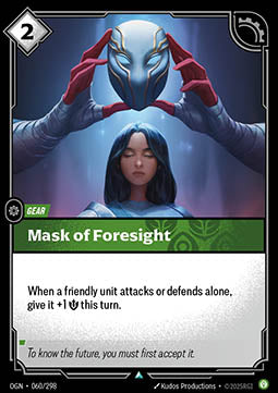 Mask of Foresight - Origins (Uncommon) [OGN-060] Hauptbild
