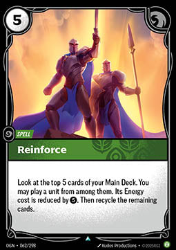 Reinforce - Origins (Uncommon) [OGN-062] Image principale du produit