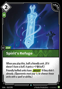 Spirit's Refuge - Origins (Uncommon) [OGN-063] Image principale du produit