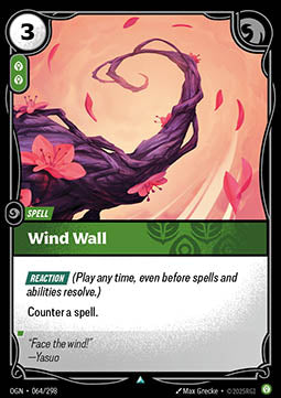Wind Wall - Origins (Uncommon) [OGN-064] Hover Image