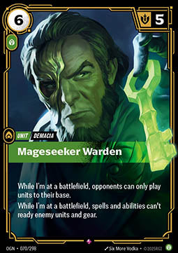 Mageseeker Warden - Origins (Rare) [OGN-070] Hover Image
