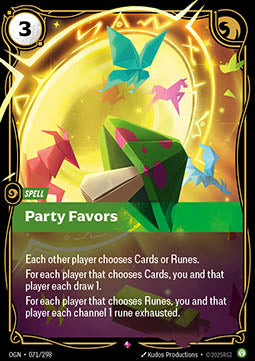 Party Favors - Origins (Rare) [OGN-071] Imagen principal del producto