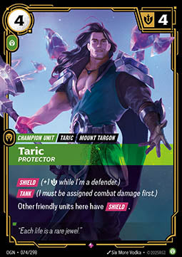 Taric, Protector - Origins (Rare) [OGN-074] Hauptbild