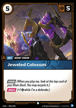 Jeweled Colossus - Origins (Common) [OGN-086] Image principale du produit