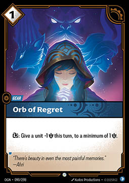 Orb of Regret - Origins (Common) [OGN-090] Immagine principale del prodotto