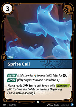Sprite Call - Origins (Common) [OGN-094] Imagen principal del producto