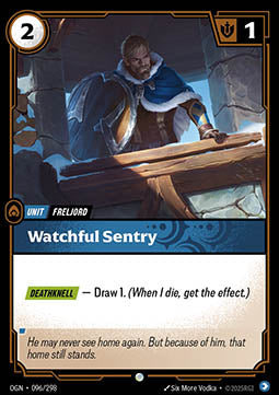 Watchful Sentry - Origins (Common) [OGN-096] Imagen principal del producto
