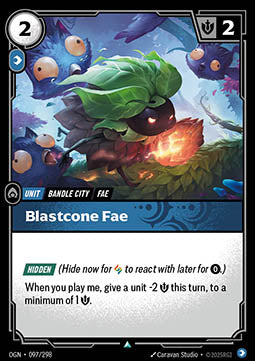 Blastcone Fae - Origins (Uncommon) [OGN-097] Imagen principal del producto