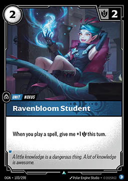 Ravenbloom Student - Origins (Uncommon) [OGN-103] Image principale du produit
