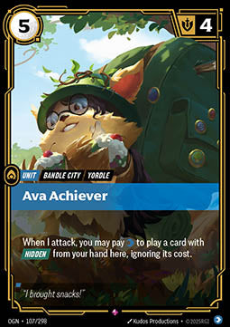 Ava Achiever - Origins (Rare) [OGN-107] Immagine principale del prodotto
