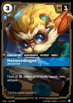 Heimerdinger, Inventor - Origins (Rare) [OGN-111] Image principale du produit