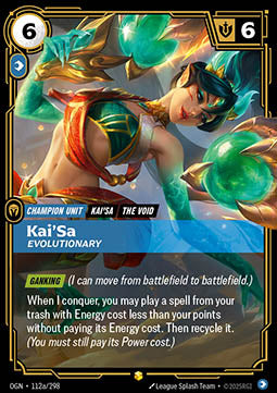 Kai'Sa, Evolutionary (V.2 - Showcase) - Origins (Showcase) [OGN-112a] Image principale du produit