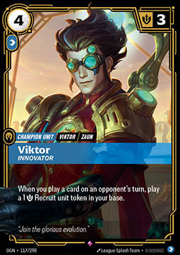 Viktor, Innovator (V.1 - Rare) - Origins (Rare) [OGN-117] Immagine principale del prodotto