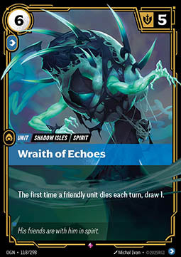 Wraith of Echoes - Origins (Rare) [OGN-118] Image principale du produit