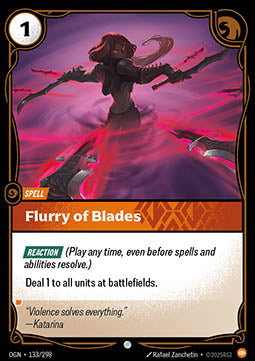 Flurry of Blades - Origins (Common) [OGN-133] Hoofdafbeelding