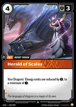 Herald of Scales - Origins (Uncommon) [OGN-140] Immagine principale del prodotto