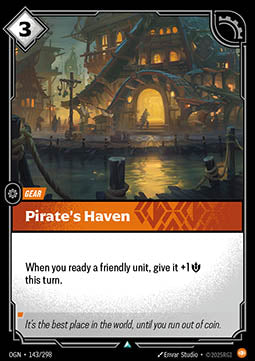 Pirate's Haven - Origins (Uncommon) [OGN-143] Immagine principale del prodotto