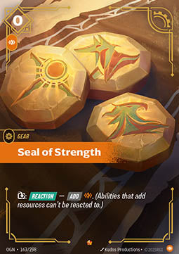 Seal of Strength - Origins (Epic) [OGN-163] Immagine principale del prodotto
