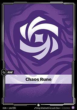 Chaos Rune (V.1 - Common) - Origins (Common) [OGN-166] Immagine principale del prodotto