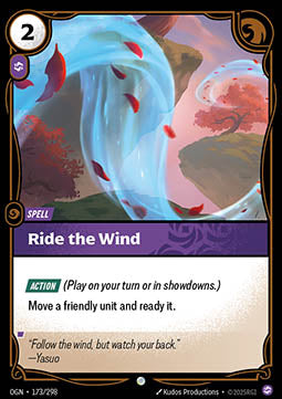 Ride the Wind - Origins (Common) [OGN-173] Imagen principal del producto