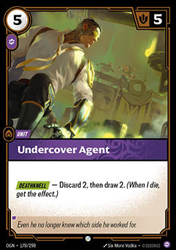 Undercover Agent - Origins (Common) [OGN-178] Immagine principale del prodotto