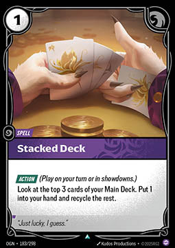 Stacked Deck - Origins (Uncommon) [OGN-183] Image principale du produit