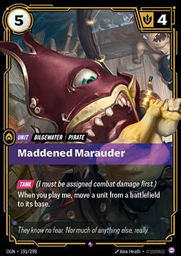 Maddened Marauder - Origins (Rare) [OGN-191] Immagine principale del prodotto