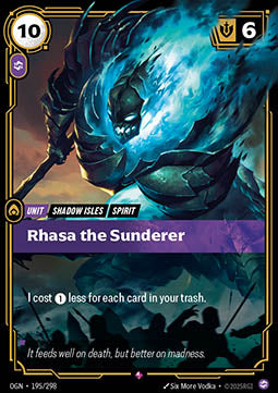 Rhasa the Sunderer - Origins (Rare) [OGN-195] Imagen principal del producto