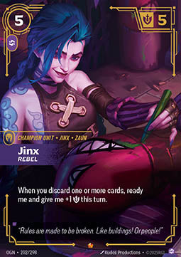 Jinx, Rebel (V.1 - Epic) - Origins (Epic) [OGN-202] Immagine principale del prodotto
